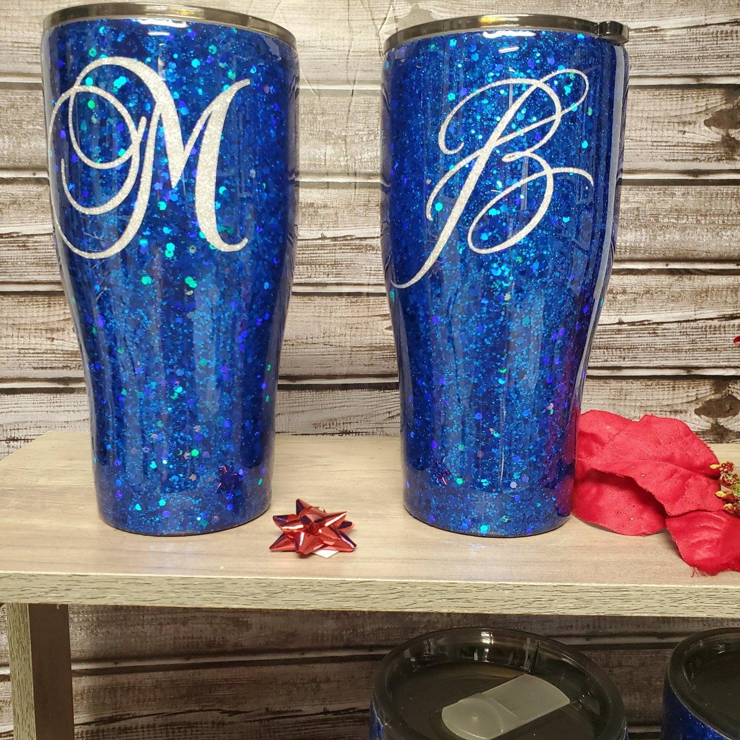 Solid Color Initial or Name Tumbler