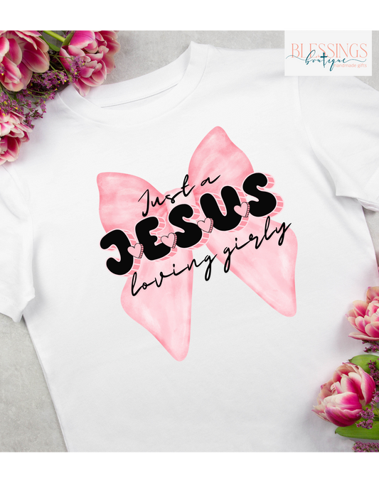 Jesus Loving Girly T-shirt